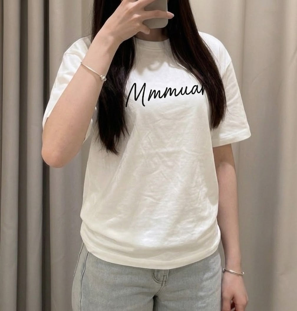 Hot Woman T-shirt Mmmuah (Black)